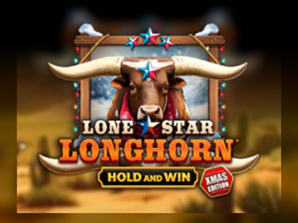 Lone Star Longhorn Xmas slot game artwork