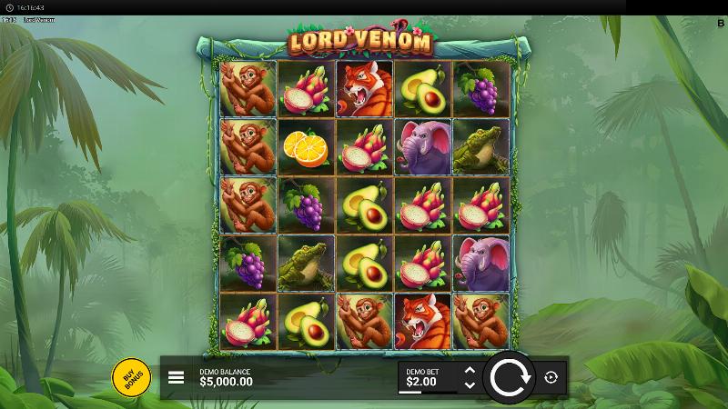 Lord Venom slot game artwork