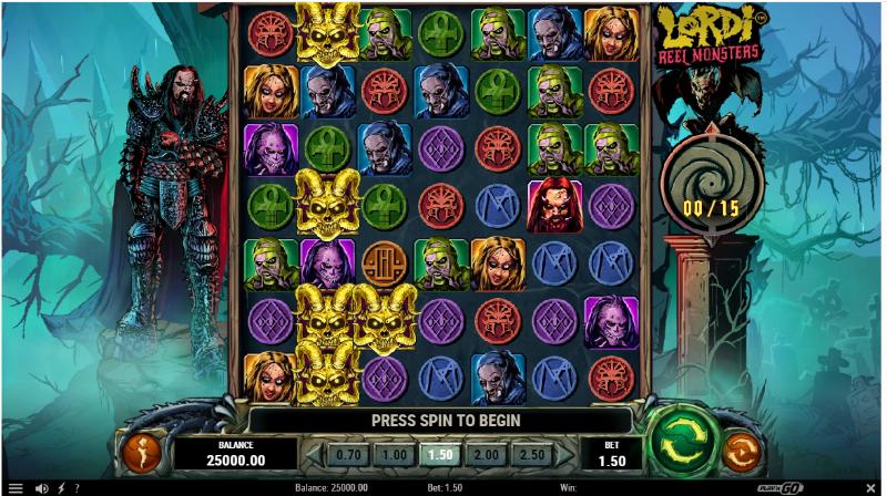 Lordi Reel Monsters slot game artwork