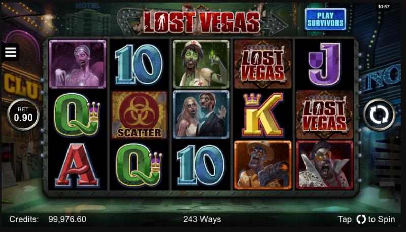 Lost Vegas slot game artwork