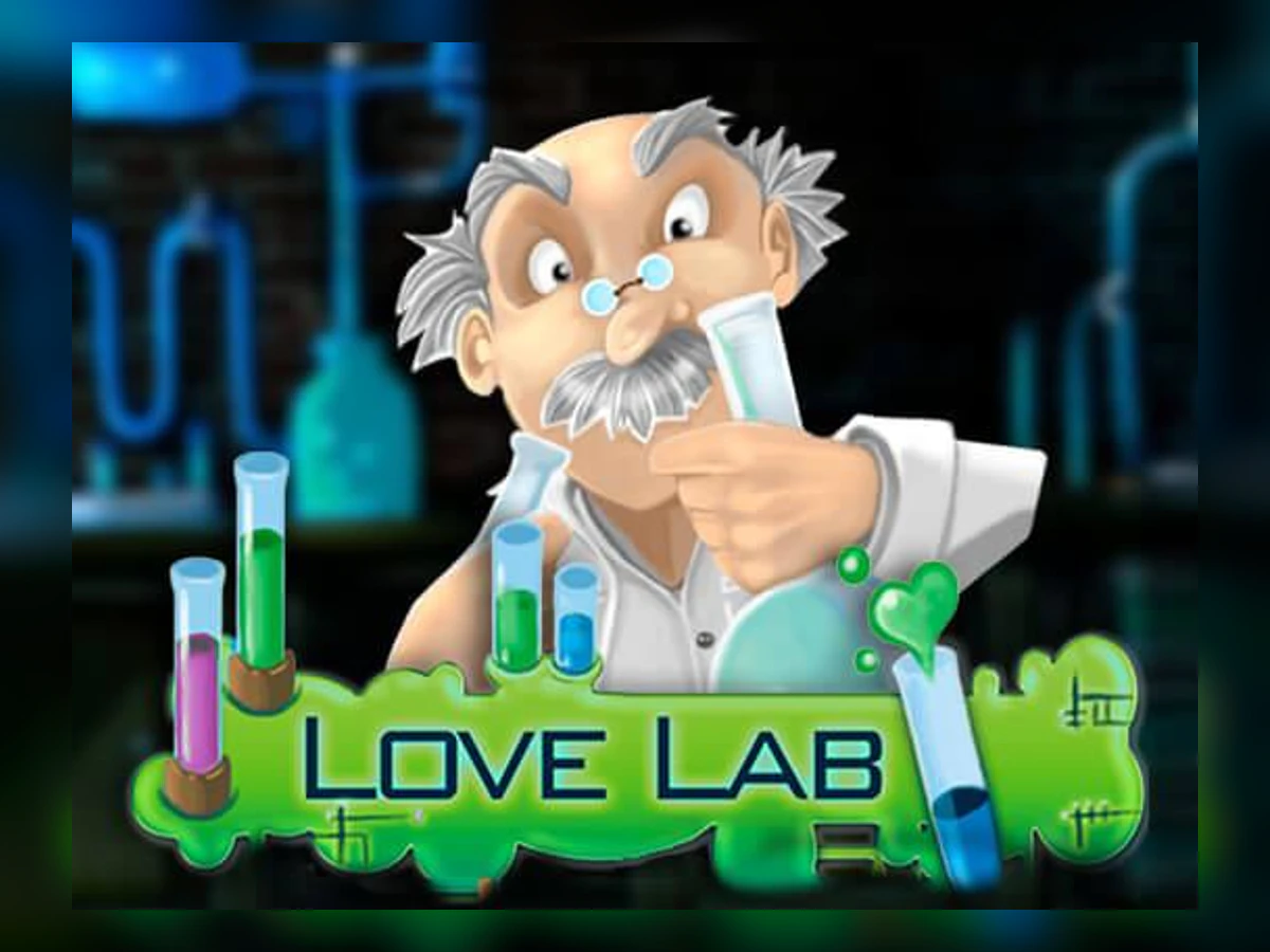 Love Lab slot game artwork