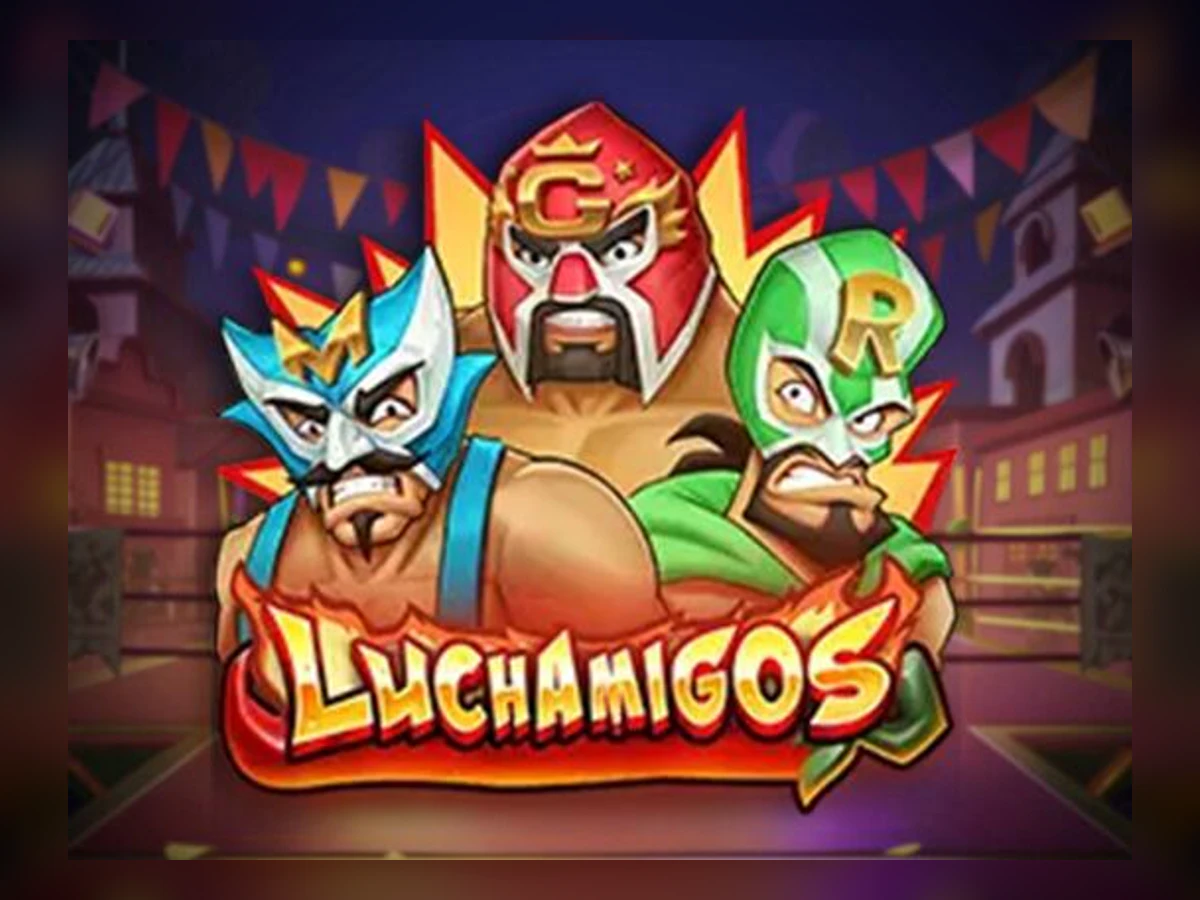 Luchamigos slot game artwork