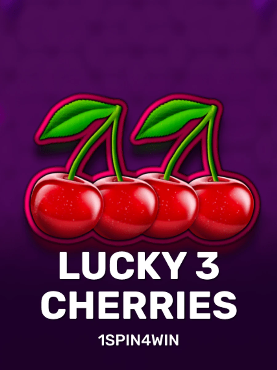Lucky 3 Cherries slot game artwork