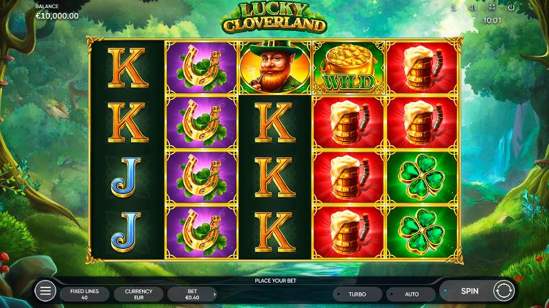 Lucky Cloverland slot game artwork
