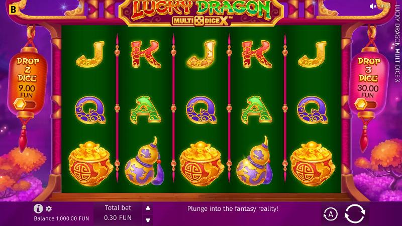 Lucky Dragon Multidice X slot game artwork