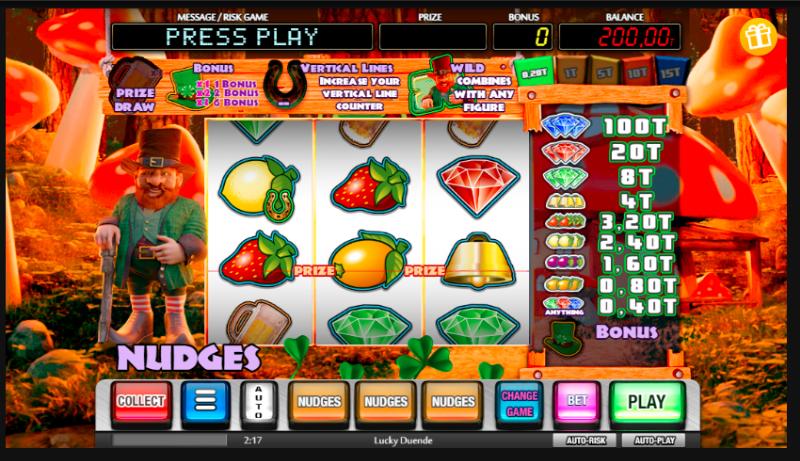 Lucky Duende slot game artwork