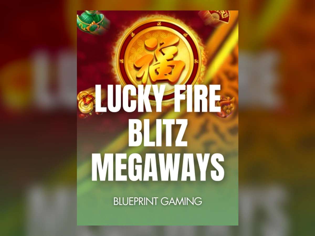 Lucky Fire Blitz Megaways slot game artwork