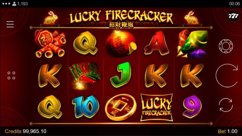 Lucky Firecracker slot game artwork