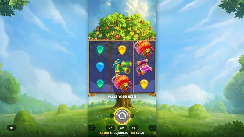 Lucky Fortune Tree slot game artwork