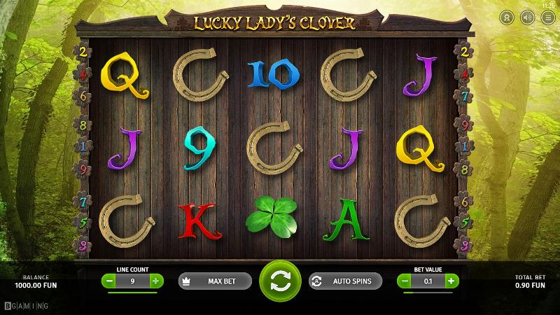 Lucky Lady’s Clover slot game artwork