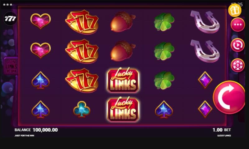 Lucky Links slot game artwork