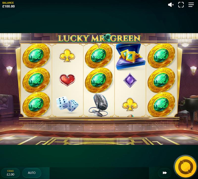Lucky Mr Green slot game artwork
