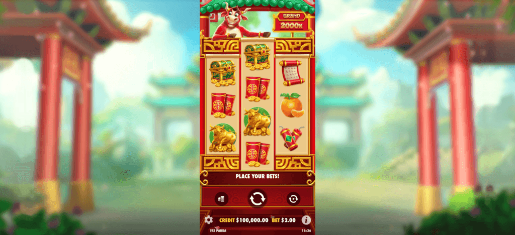 Lucky Ox slot game artwork
