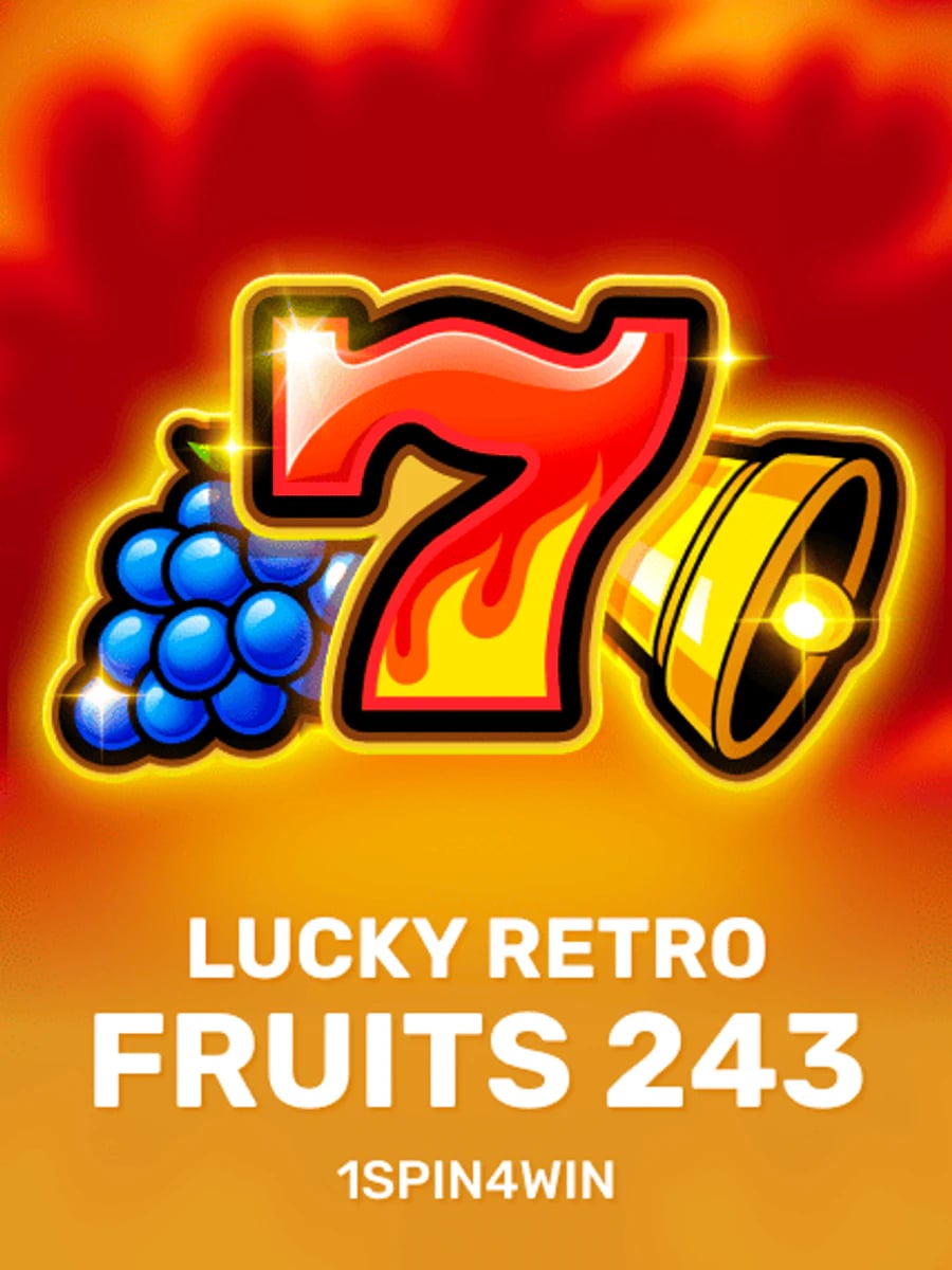 Lucky Retro Fruits 243 slot game artwork