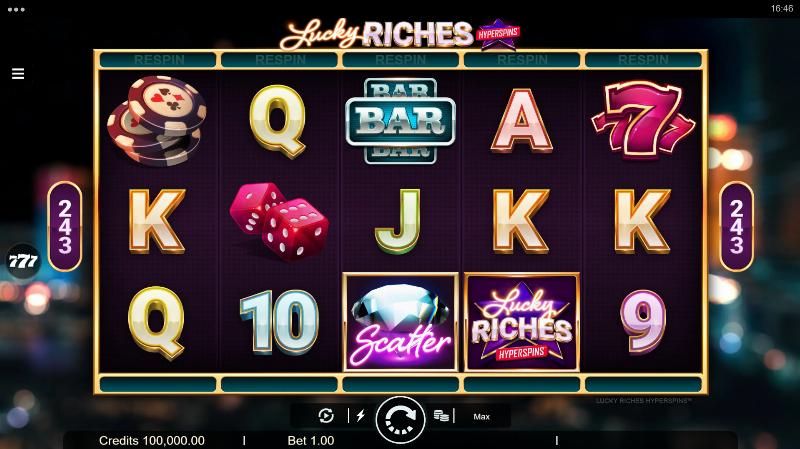 Lucky Riches Hyperspins slot game artwork
