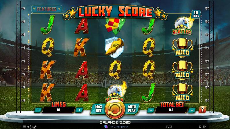 Lucky Score slot game artwork
