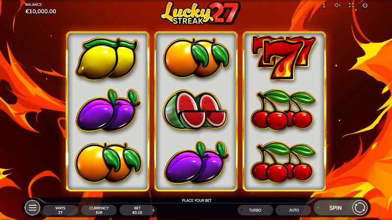 Lucky Streak 27 slot game artwork