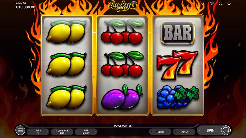 Lucky Streak 3 slot game artwork