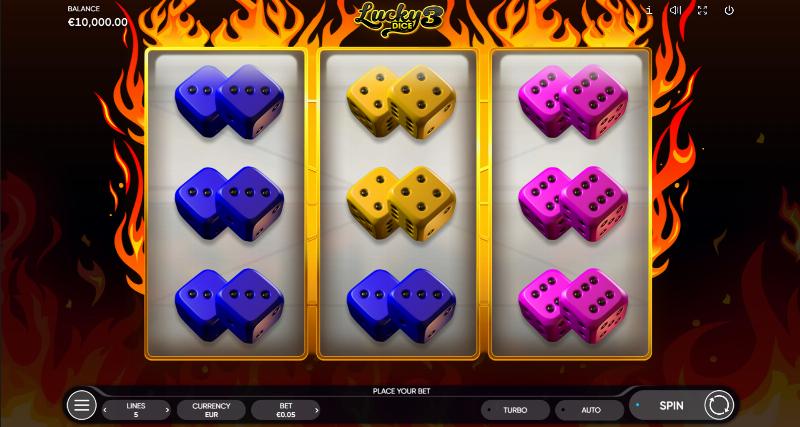 Lucky Streak Dice 3 slot game artwork