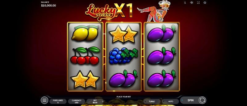 Lucky Streak X slot game artwork