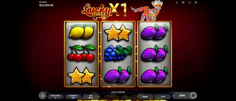 Lucky Streak X slot game artwork