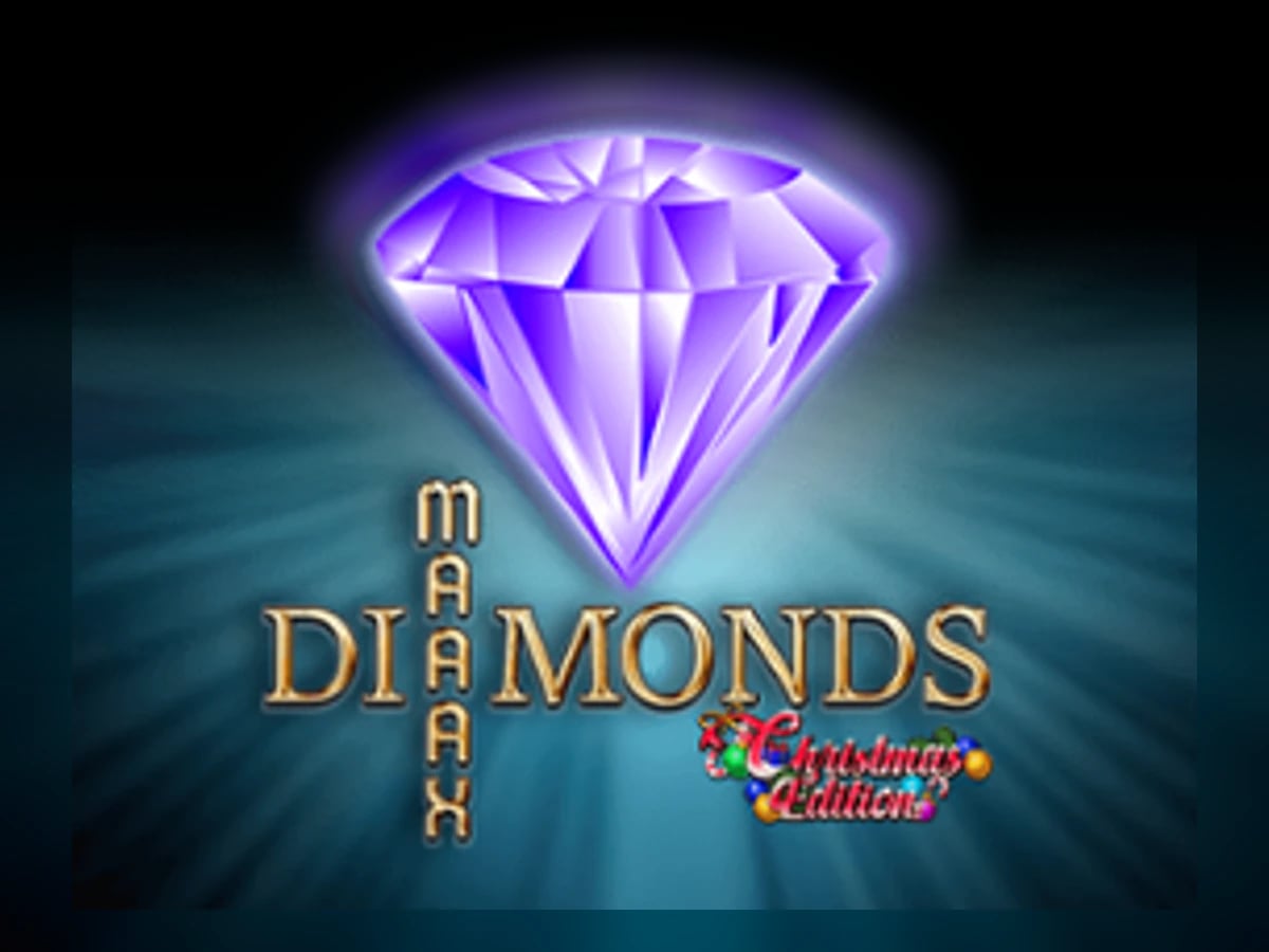 Maaax Diamonds Christmas Edition slot game artwork