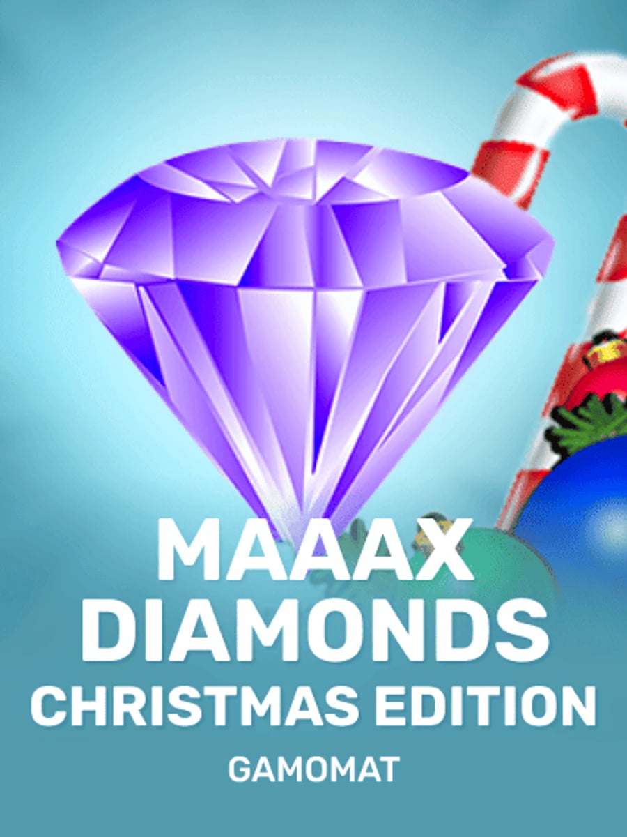 Maaax Diamonds Christmas Edition slot game artwork