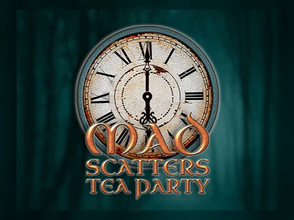 Mad Scatters Tea Party slot game artwork