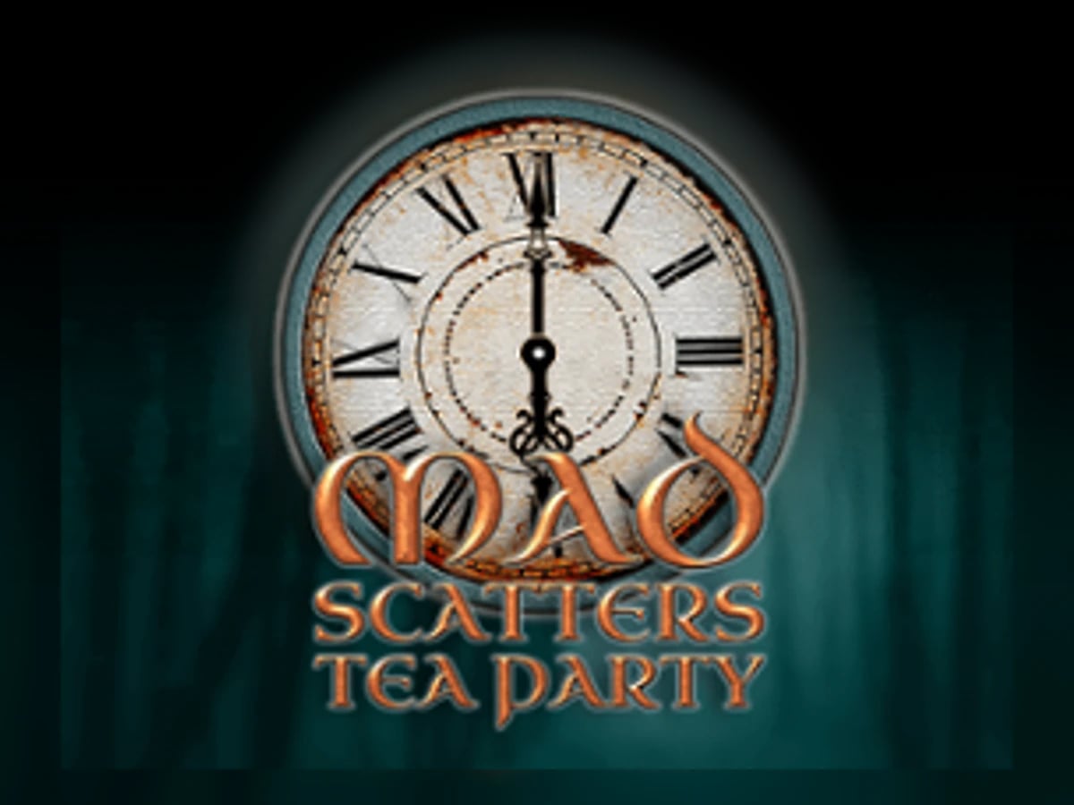 Mad Scatters Tea Party slot game artwork