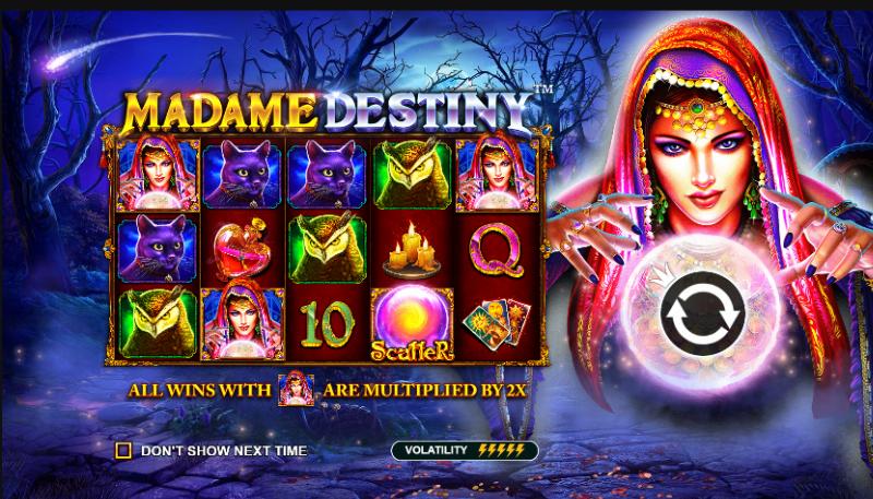 Madame Destiny slot game artwork