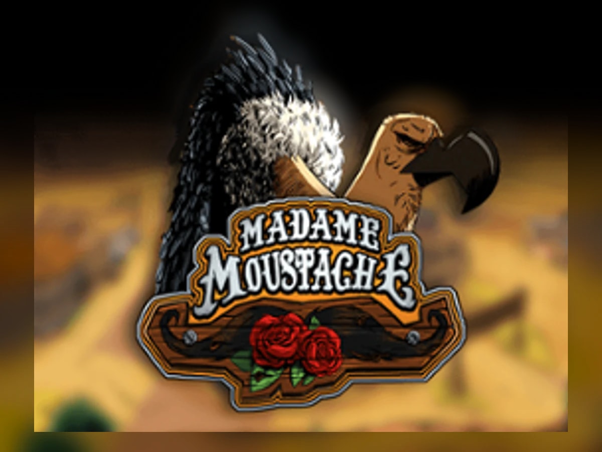 Madame Moustache slot game artwork