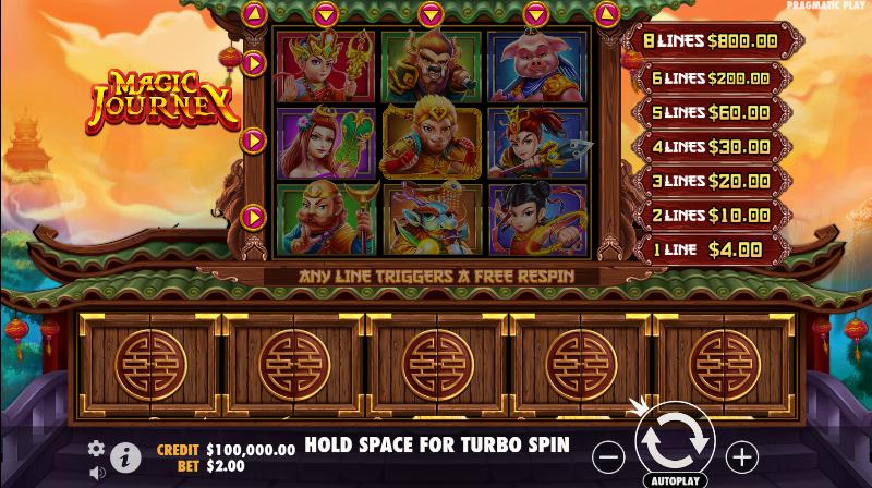 Magic Journey slot game artwork