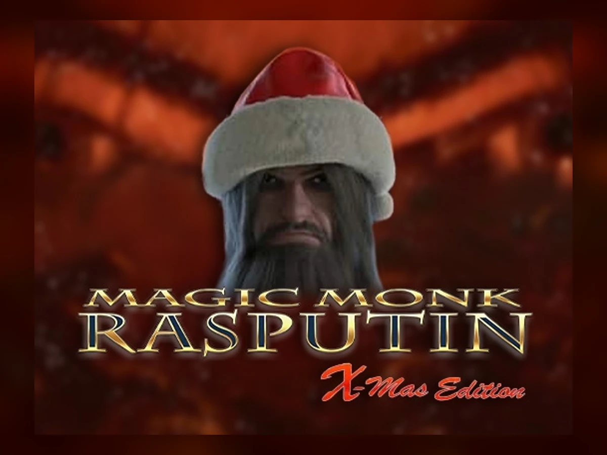 Magic Monk Rasputin Xmas Edition slot game artwork