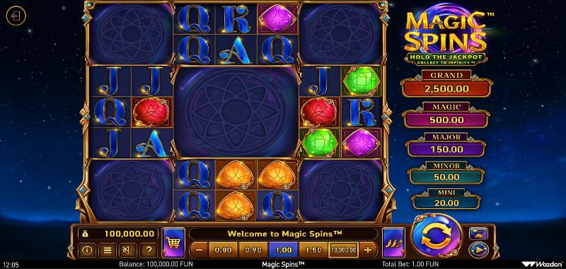 Magic Spins slot game artwork