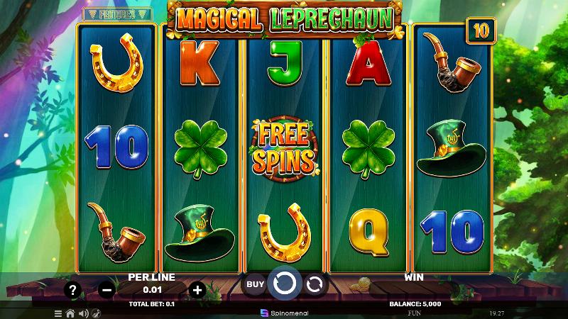 Magical Leprechaun slot game artwork