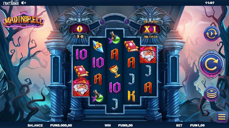 Magikspell slot game artwork
