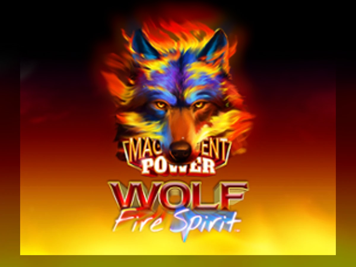 Magnificent Power Wolf Fire Spirit slot game artwork