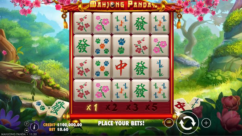 Mahjong Panda slot game artwork