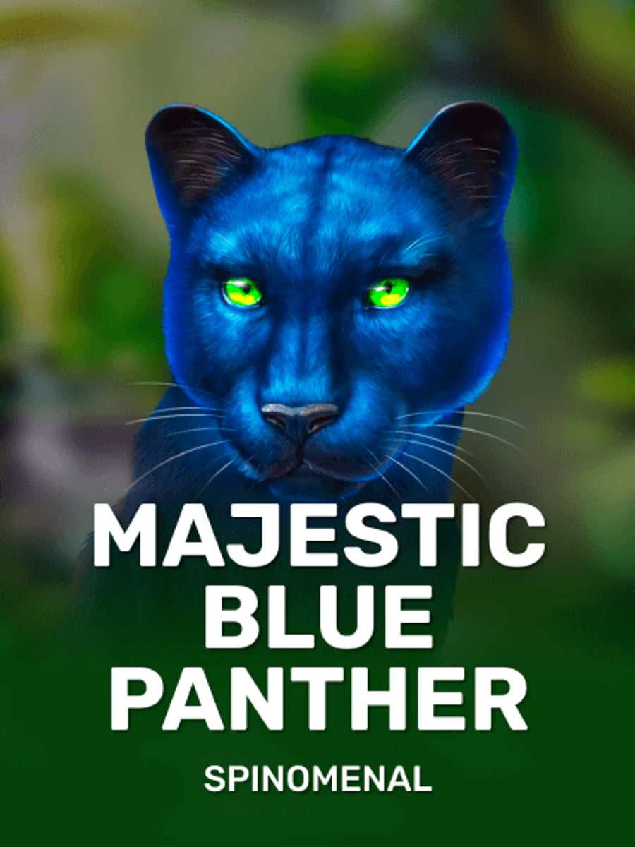 Majestic Blue Panther slot game artwork