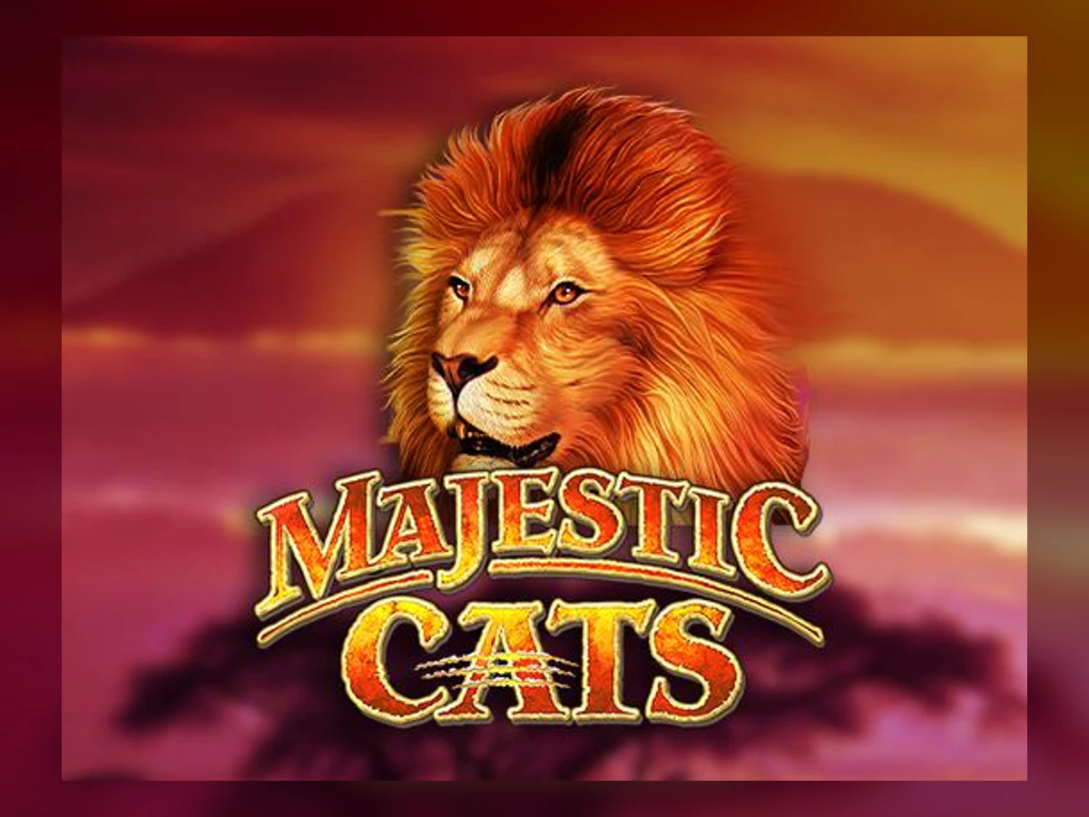 Majestic Cats slot game artwork