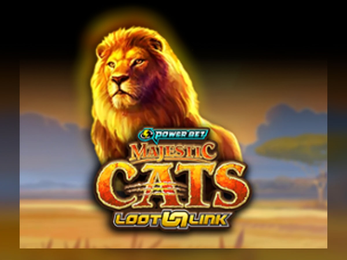 Majestic Cats Loot Link slot game artwork