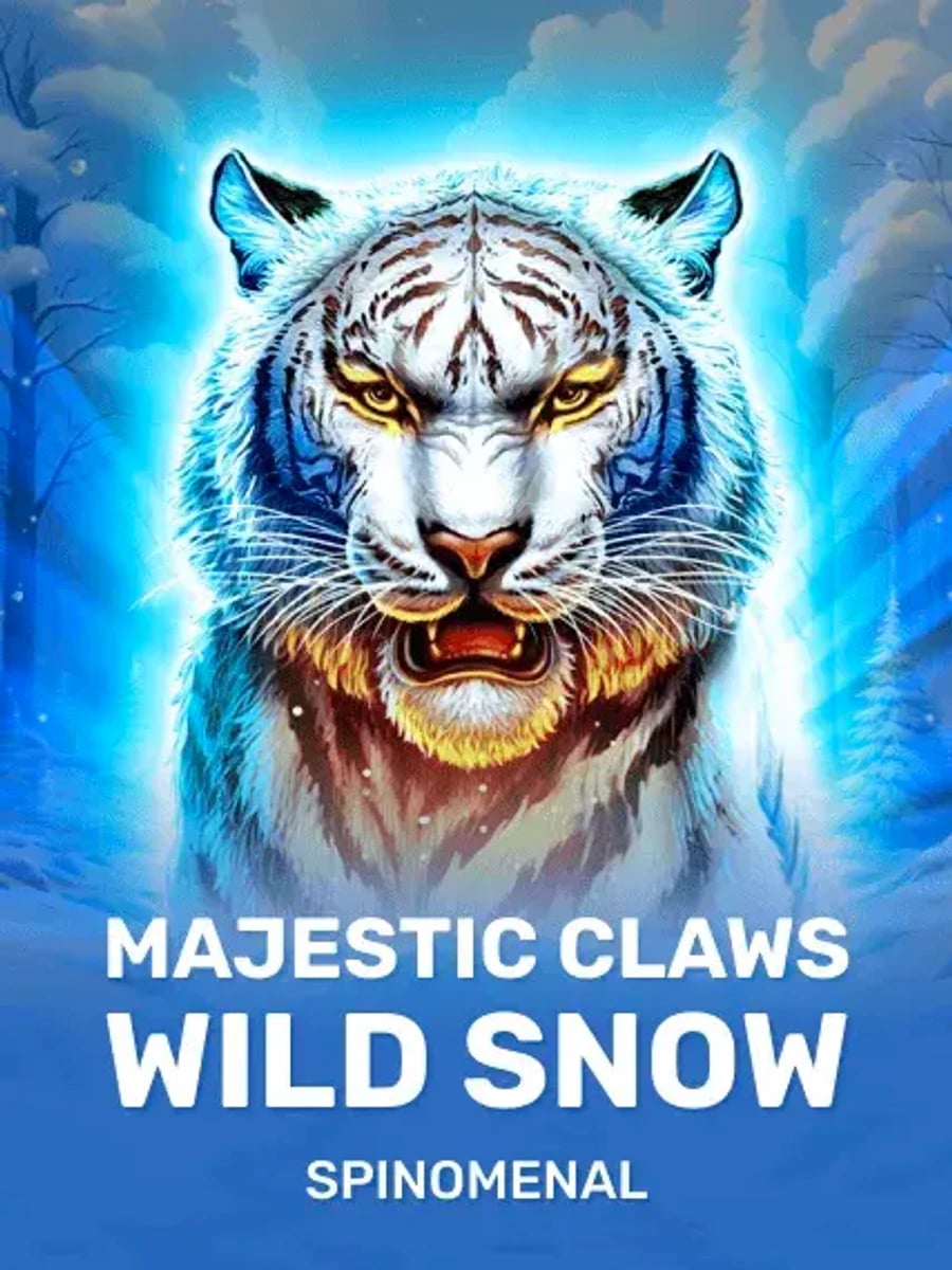 Majestic Claws - Wild Snow slot game artwork