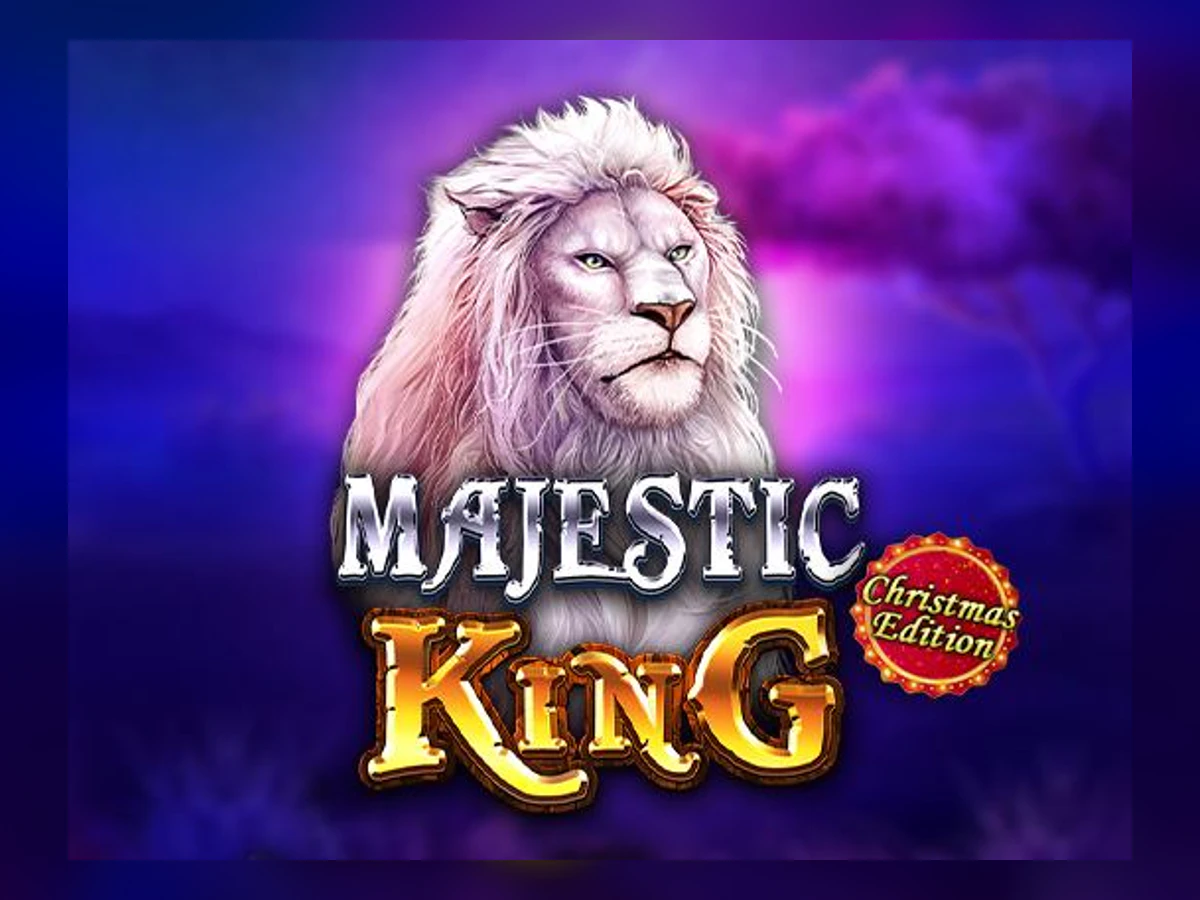 Majestic King Christmas Edition slot game artwork