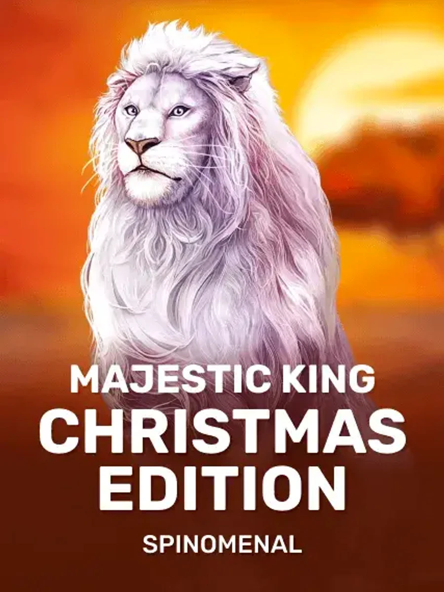 Majestic King Christmas Edition slot game artwork