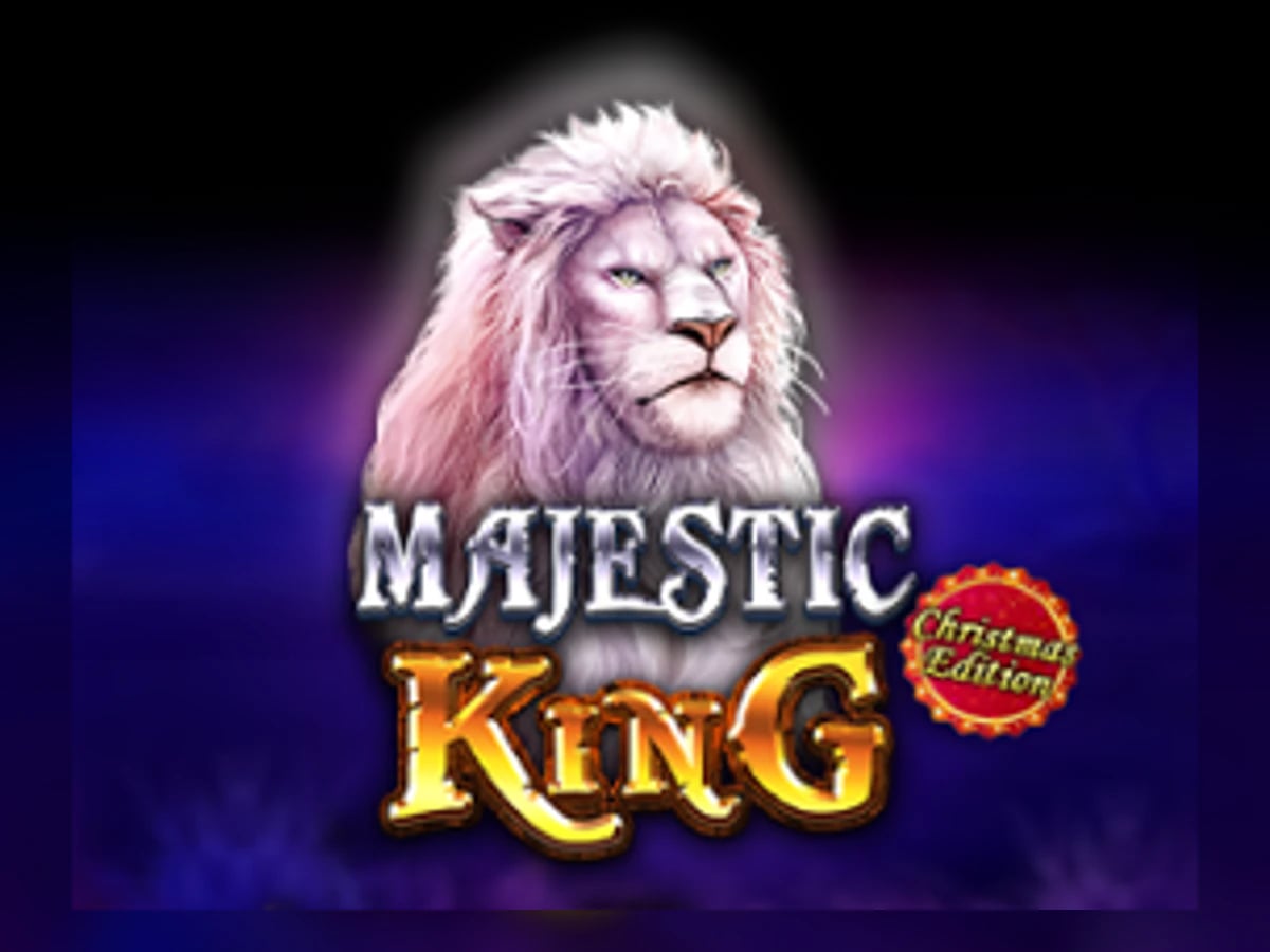 Majestic King Christmas Edition slot game artwork