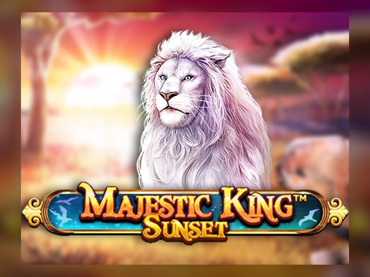 Majestic King - Sunset slot game artwork
