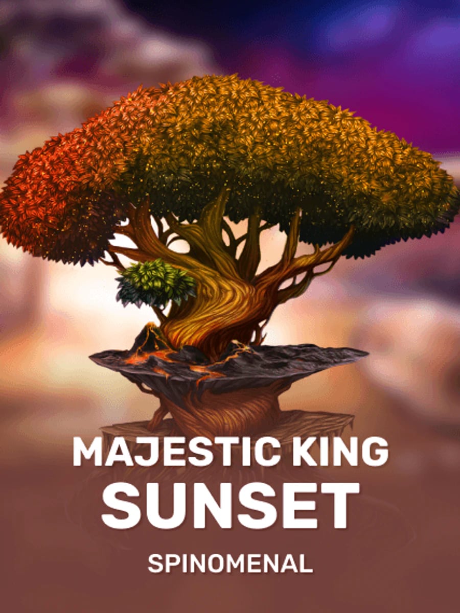 Majestic King - Sunset slot game artwork