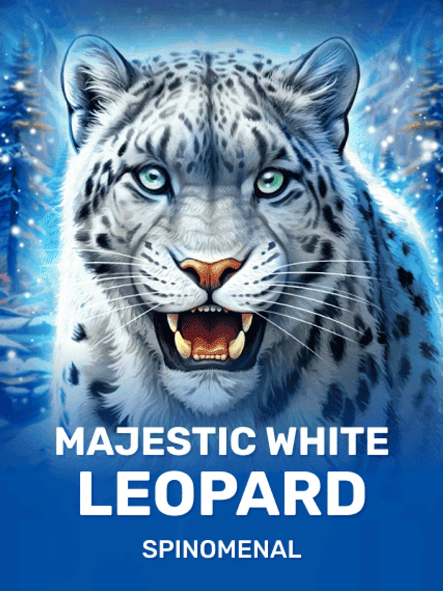 Majestic White Leopard slot game artwork