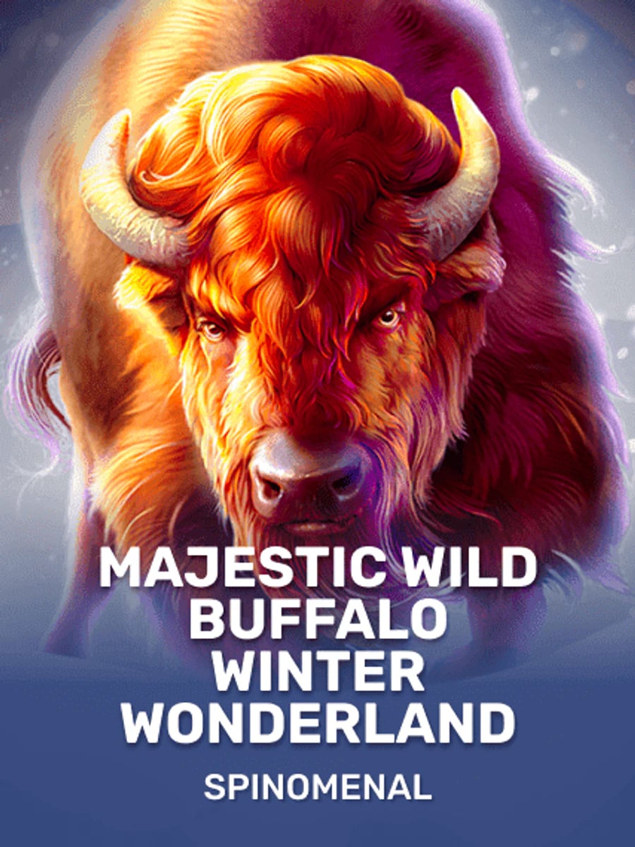 Majestic Wild Buffalo - Winter Wonderland slot game artwork