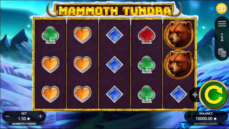 Mammoth Tundra slot game artwork